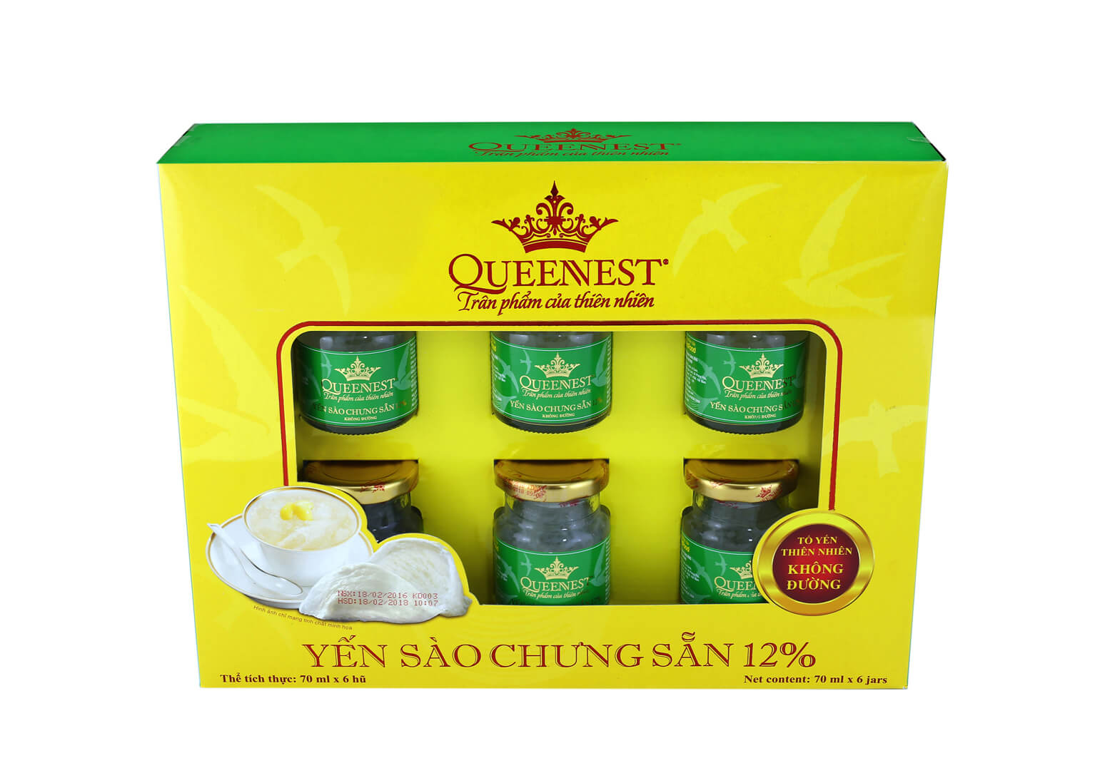 Yến Sào Chưng Sẵn 12% Không Đường — trang 1