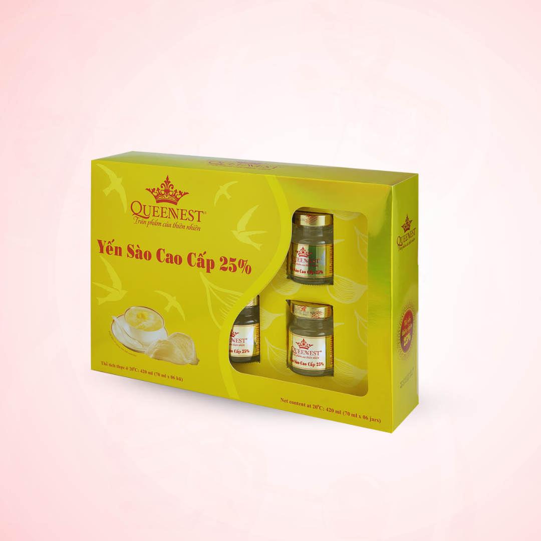 Yến Sào Cao Cấp QUEENNEST 25% - 70ml