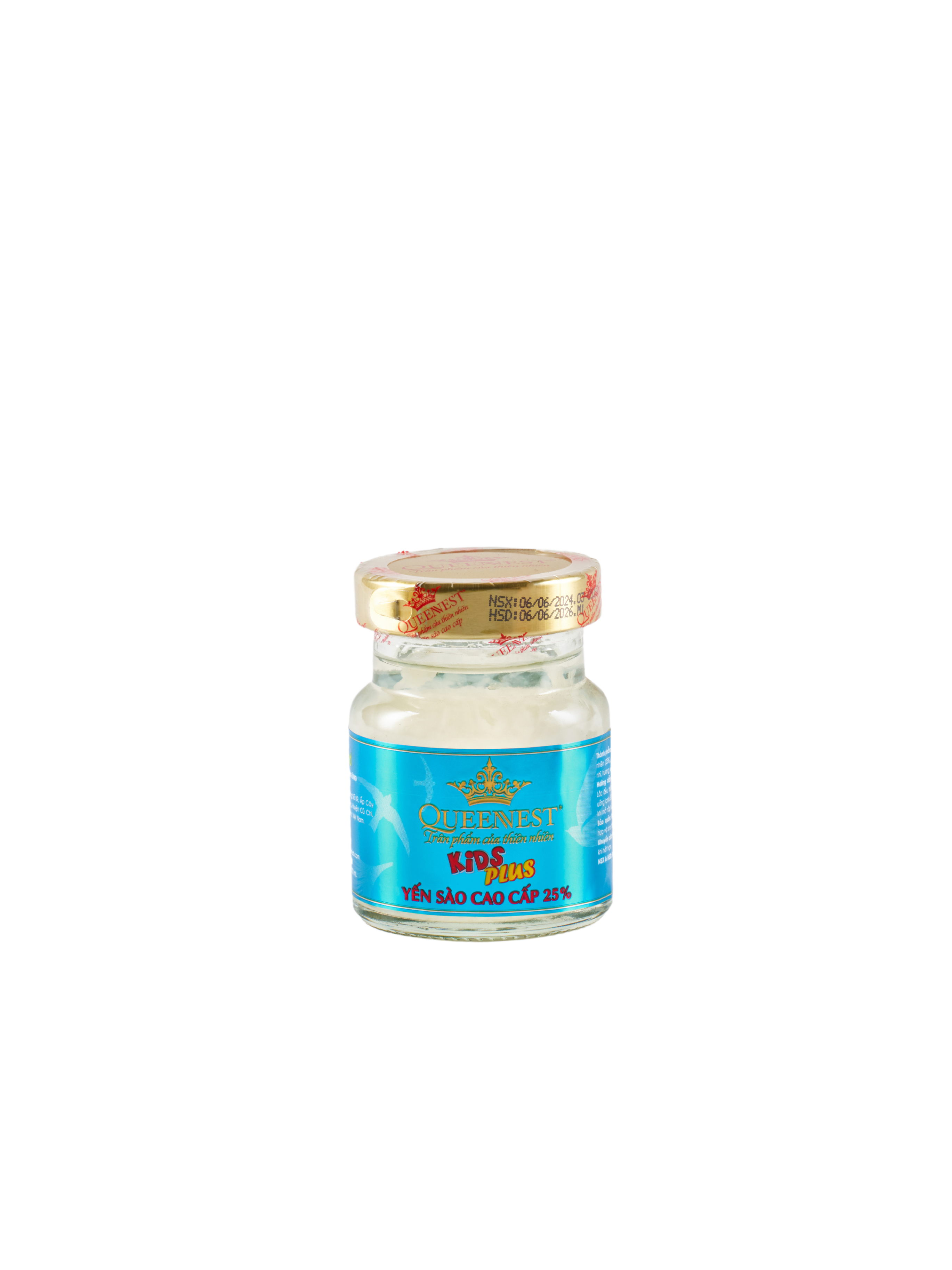 Nước Yến Sào Cao Cấp Queennest 25% Kids Plus - Hương Vải