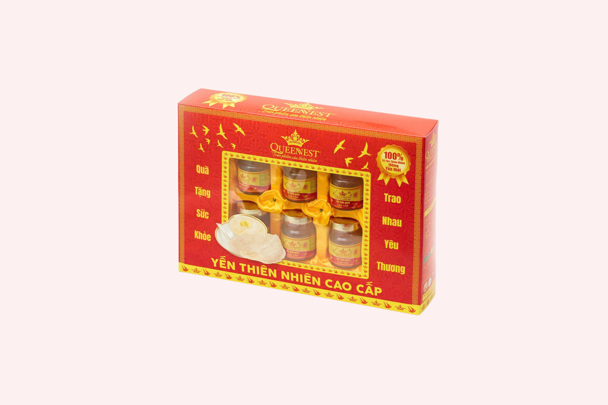 Nước Yến Sào Thiên Nhiên Queennest Hộp Đỏ